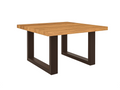 Meublita - Coffee table 80x80 in natural oiled wild oak