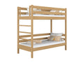 Oak bunk bed N03 Natural Oak 80x180