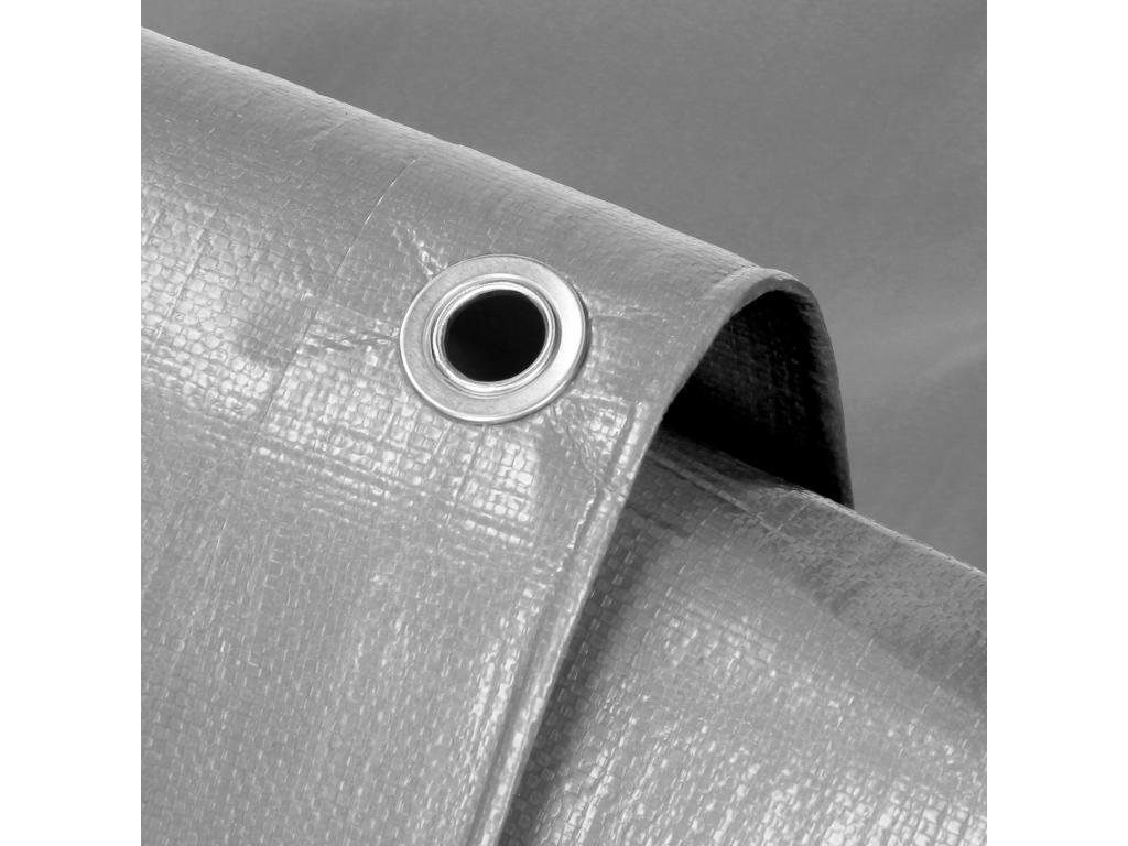 Meublita 60 g/m² grey PE waterproof cover tarpaulin