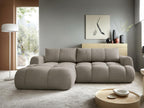 Meublita 109 Grey Corner Sofa with Sleeping Function and Bedding Box, 270x173x85cm