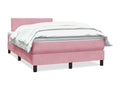 Meublita bed base with pink velvet mattress 120x220 cm