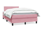 Meublita bed base with pink velvet mattress 120x220 cm