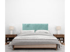 Meublita Natural Wool Headboard 95x105cm with 90cm Bed Legs - Green Meublita