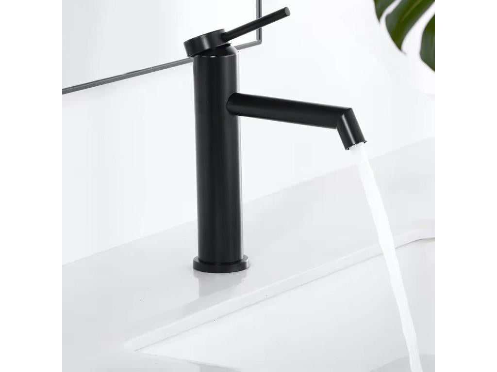 Meublita Js-B310B Foss Low Black Basin Faucet