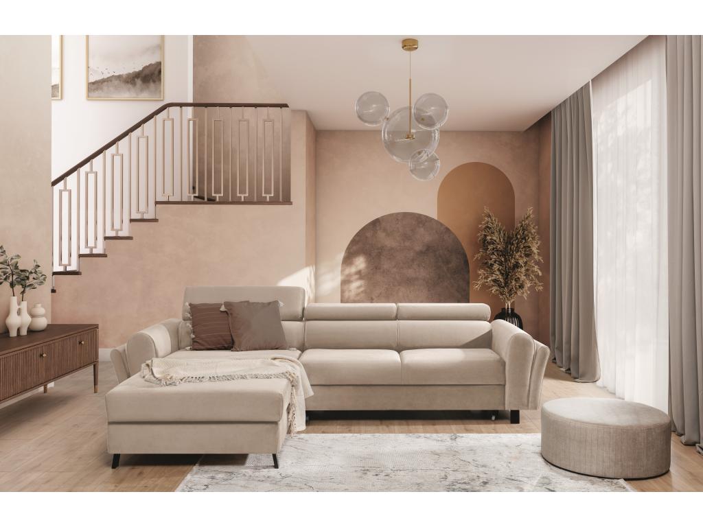 Meublita Sofa L/Fabric-Beige