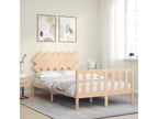 Bed frame with headboard 120x200 solid wood