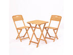 Garden table and 2 chairs set 50x72x50