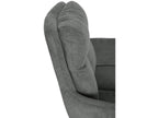 Vertchez Swivel Armchair in Fabric - Grey 88.00