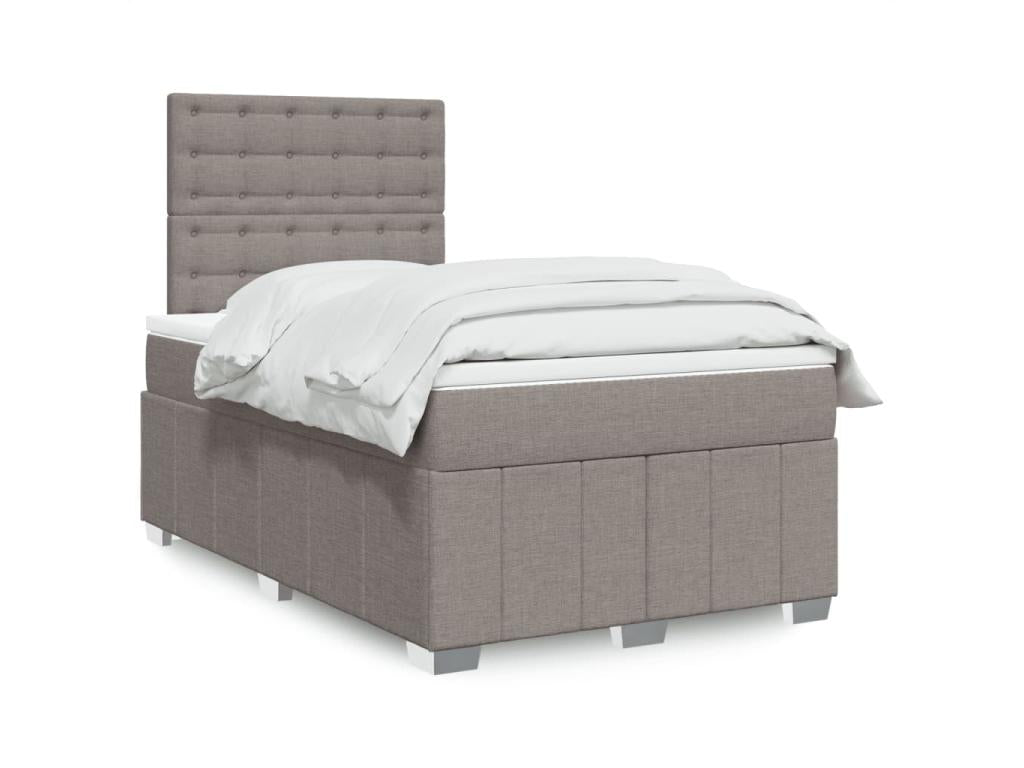Meublita bed base with Meublita 120x200 cm mattress, fabric
