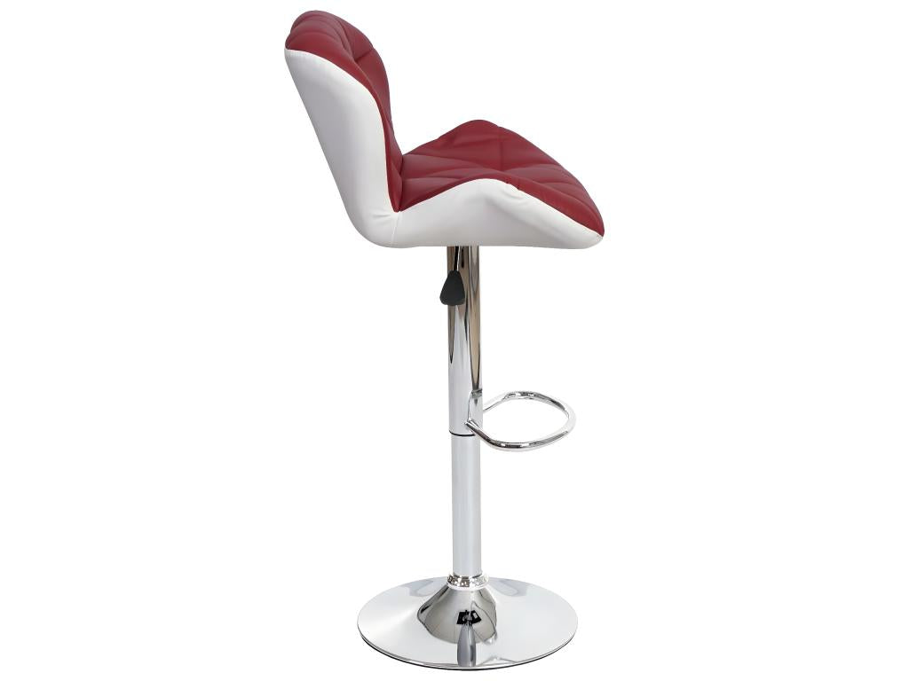 2x burgundy bar stools 44x49x85 cm 04 0000114