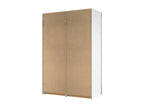 Meublita 2-Door Wardrobe, Bedroom Furniture, Walk-in Closet, Clothes Storage, 150x60 h219 cm, White