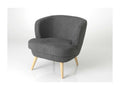 Dark grey Meublita armchair