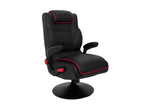 Meublita - Black and Red Folding Office Chair