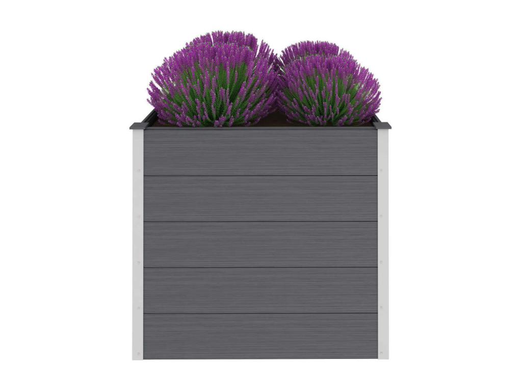 Meublita raised garden bed 100x100x91 cm Grey