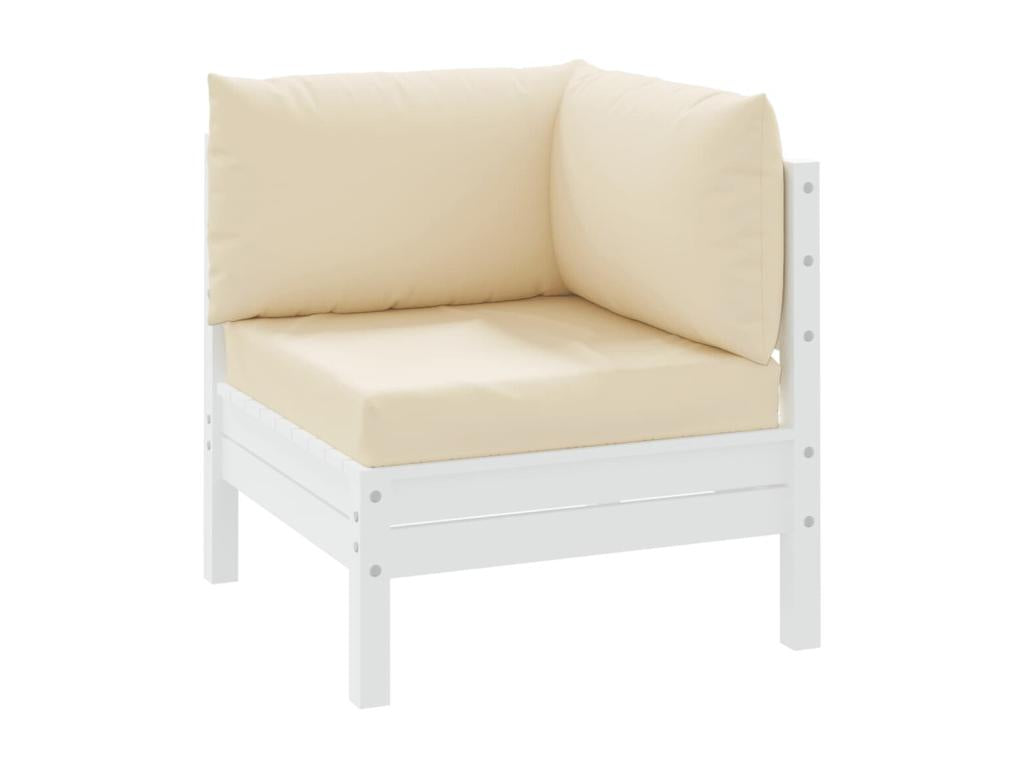 3-piece beige pallet cushions in Vertchez fabric