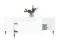 Coffee table, white, 90x50x36.5 cm, engineered wood