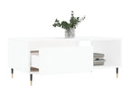Coffee table, white, 90x50x36.5 cm, engineered wood