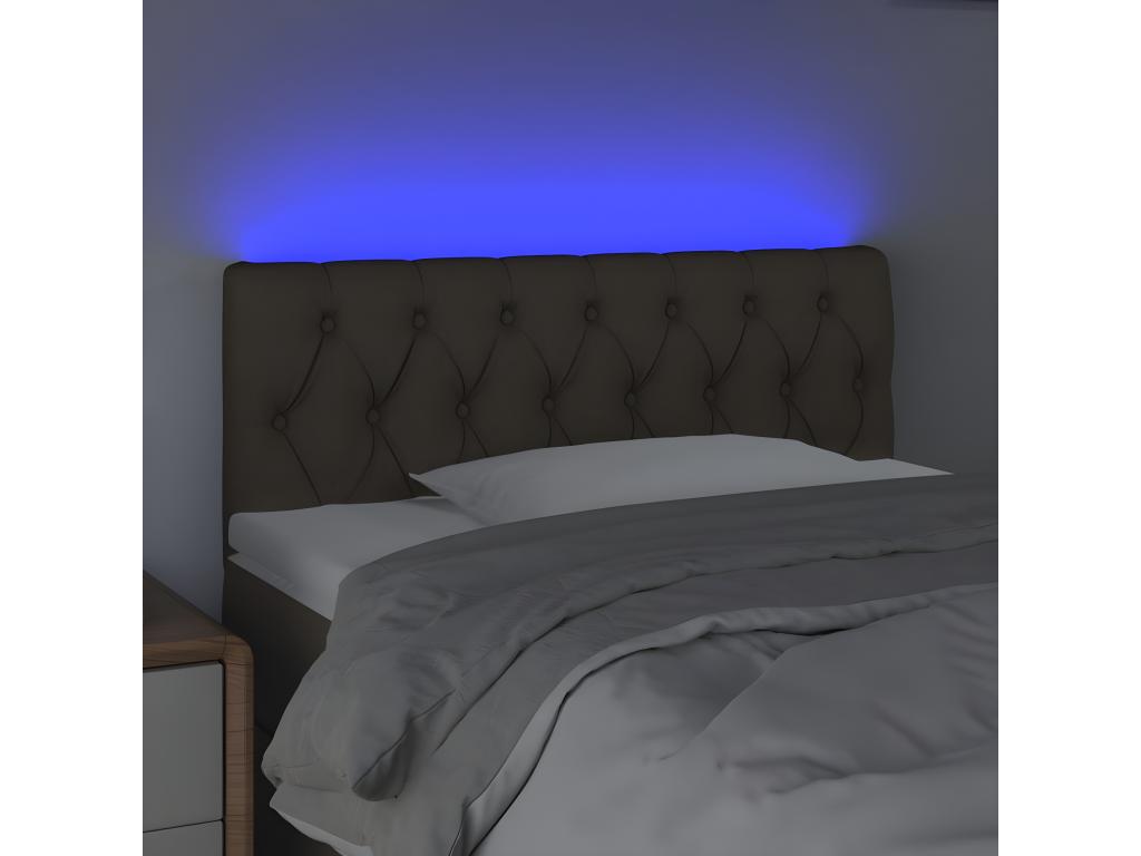 Meublita LED Headboard 100x7x78/88 cm Fabric