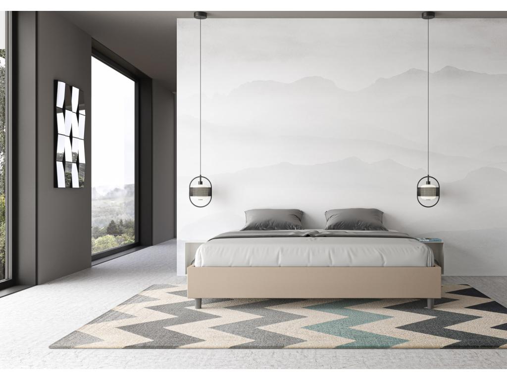 Meublita 180x200 Upholstered Storage Bed in Faux Leather