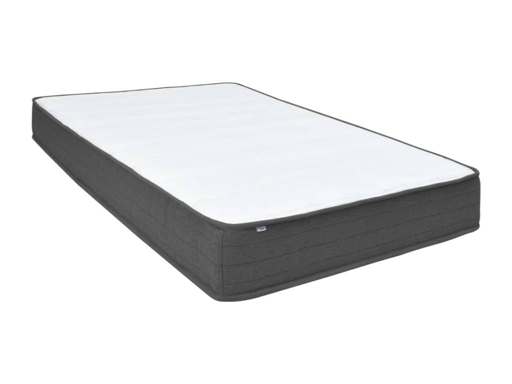 Meublita bed base, dark grey fabric, 160x200 cm