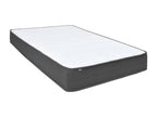 Meublita bed base, dark grey fabric, 160x200 cm