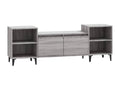 Meublita TV stand, grey, 160x35x55 cm, engineered wood