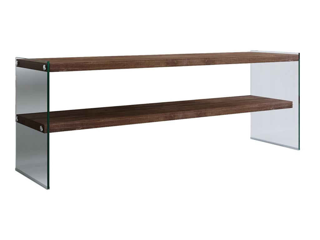Rhine design TV stand in walnut color, 120x45x35cm