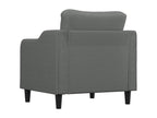 Dark Grey Armchair 60 cm Fabric