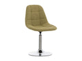 Office chair - Fabric / Chrome metal - Green - Meublita