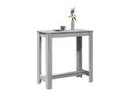Meublita grey bar table 102x50x103.5 cm engineered wood
