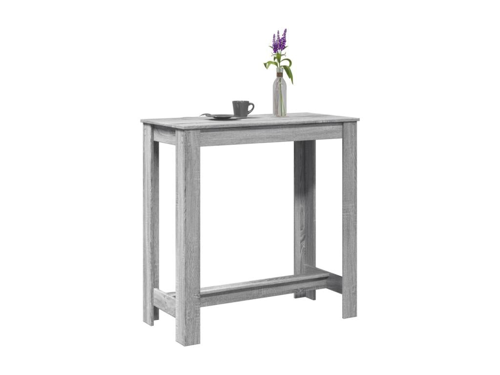 Meublita grey bar table 102x50x103.5 cm engineered wood
