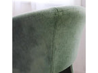 Green upholstered office chair 60x79