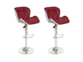 2x burgundy bar stools 44x49x85 cm 04 0000114