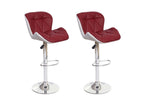 2x burgundy bar stools 44x49x85 cm 04 0000114