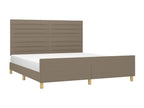 Bed with headboard Meublita 160x200 Fabric