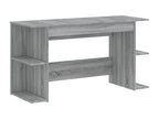 Meublita grey desk 140x50x75 cm engineered wood