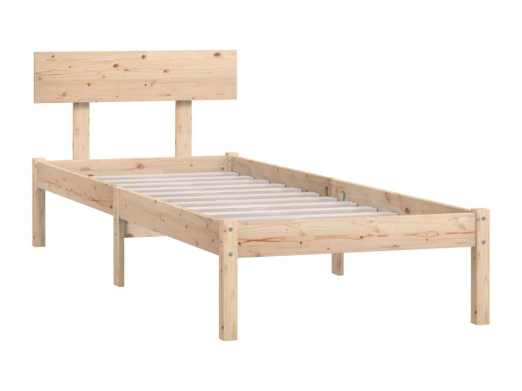 Solid pine wood bed 90x200 13