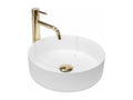 Meublita Sami Marble White Countertop Washbasin