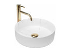Meublita Sami Marble White Countertop Washbasin