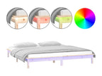 150x200 cm Extra Large Solid Wood LED Bed Frame