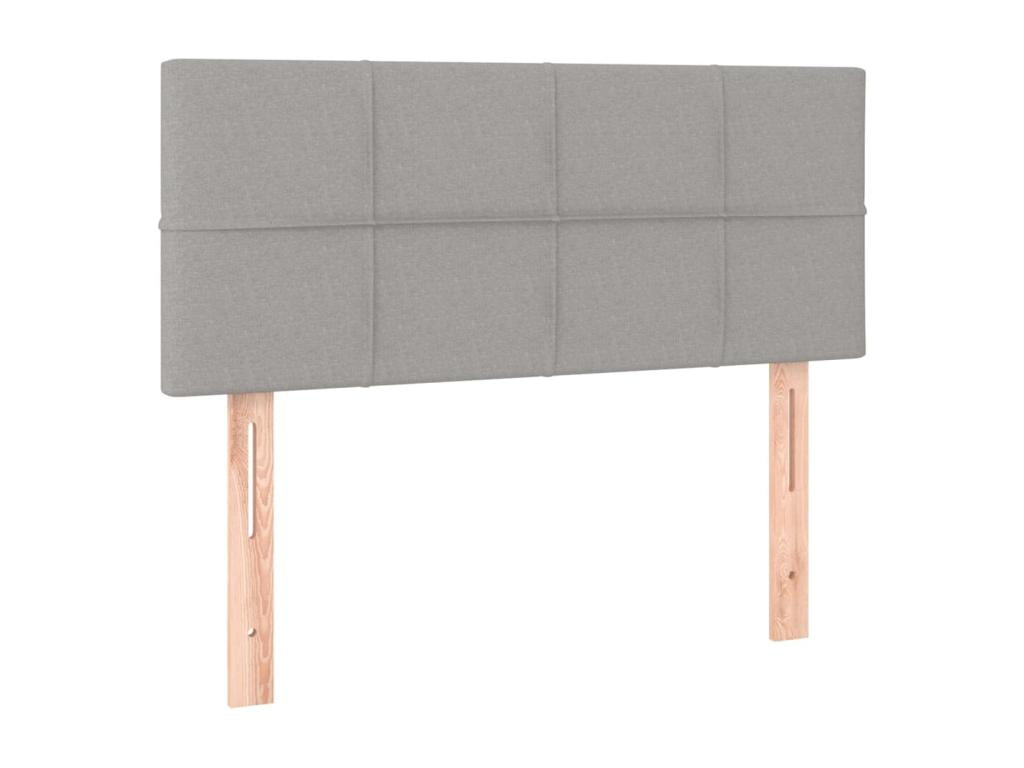 Light Grey Headboard 90x5x78/88 cm Fabric