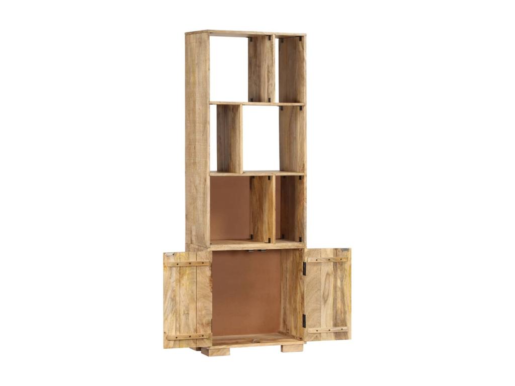 Bookcase 60x35x180 cm Solid mango wood