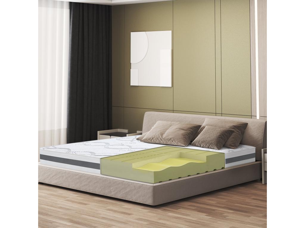 Double Mattress 170x190 with Memory Foam - Premium Quality - Height 20 cm - Made in Italy