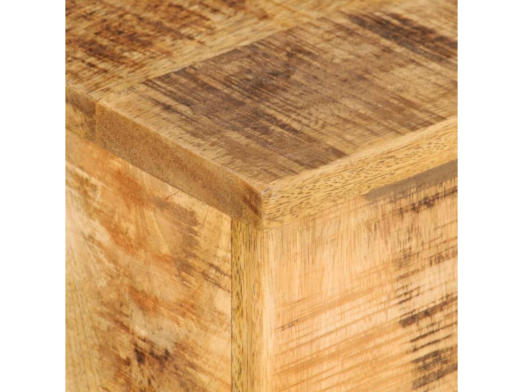 Side tables, 2 pcs, solid mango wood