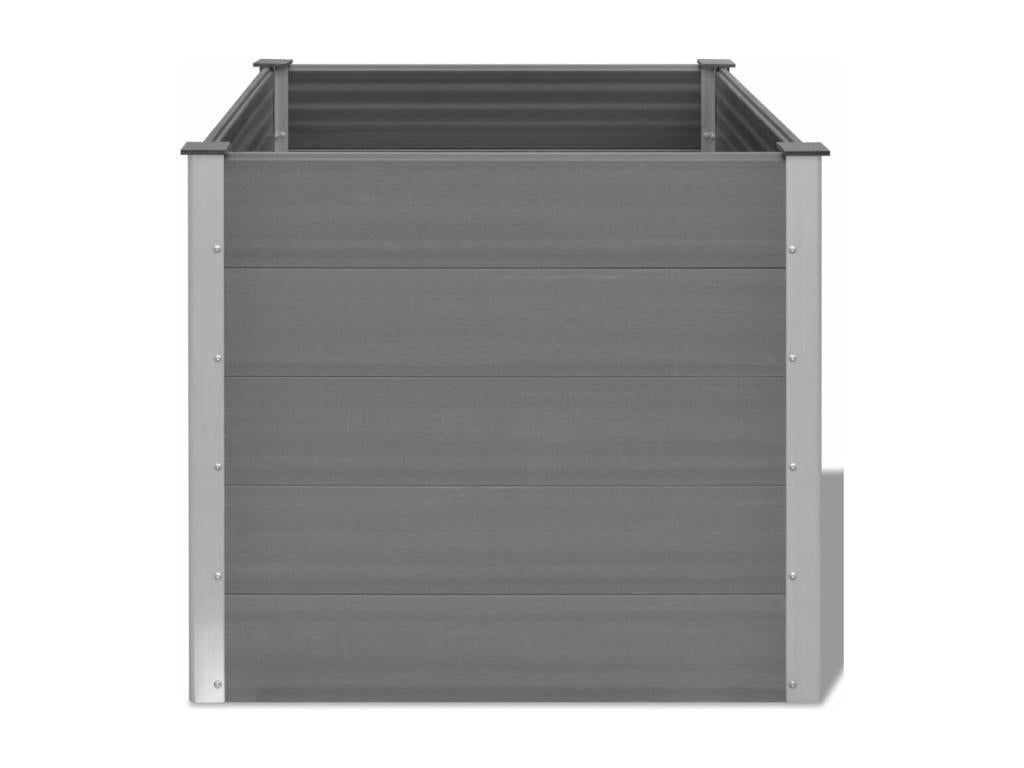 Meublita raised garden bed 100x100x91 cm Grey