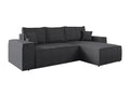 Meublita 108 Grey Corner Sofa with Sleeping Function and Bedding Box, 279x181x94cm
