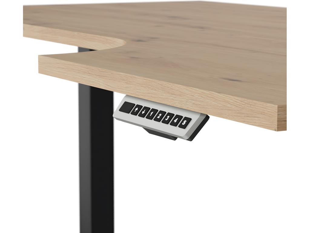 Space Wood 160cm Electric Sit-Stand Desk, Straight Professional Style