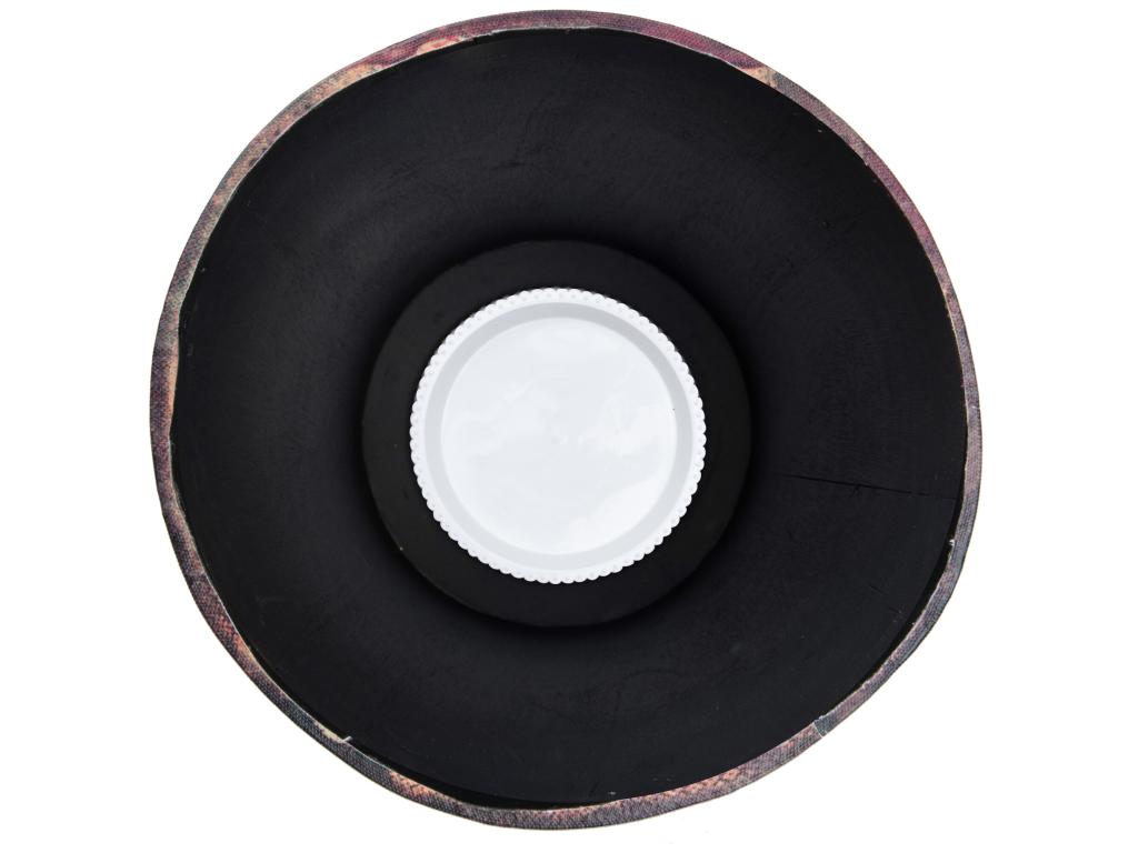 Modern White MDF Canvas Umbrella Stand 50x20x20