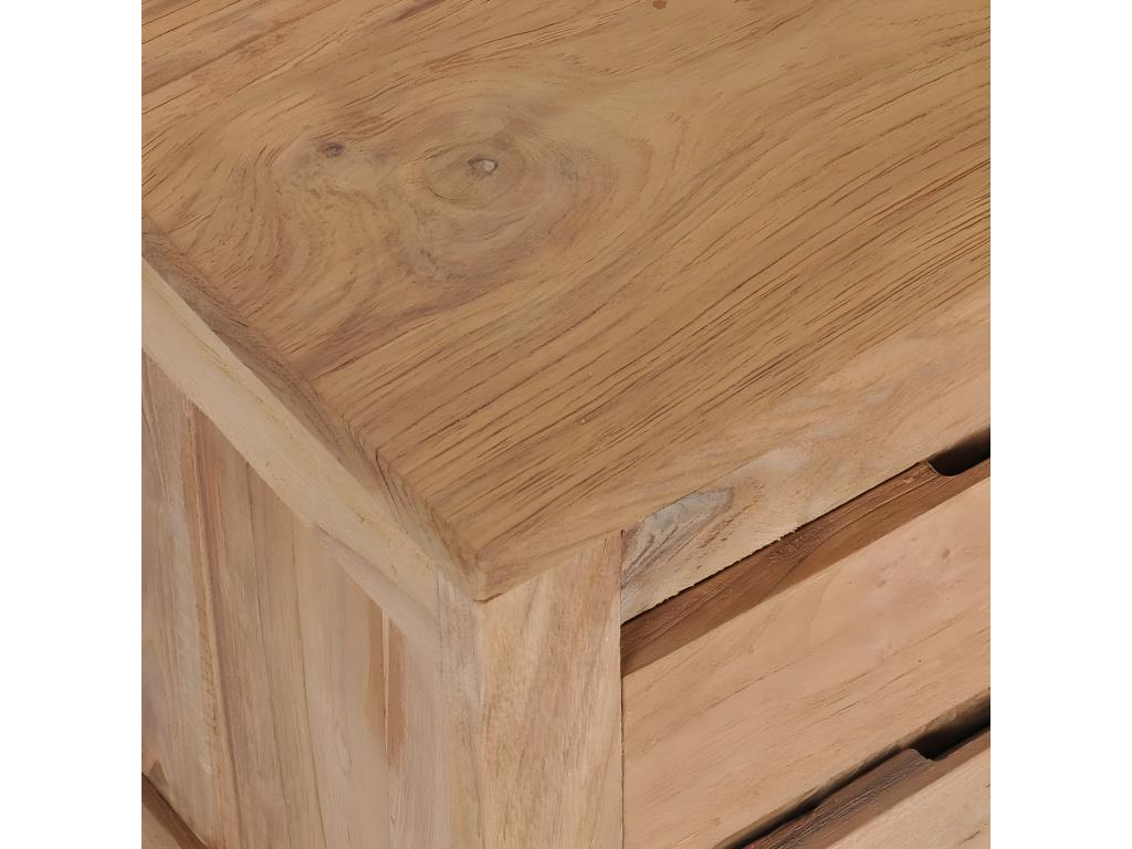 TV stand 115x30x40 cm Solid teak wood