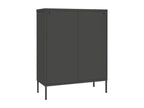 Anthracite drawer unit 80x35x101.5 cm Steel